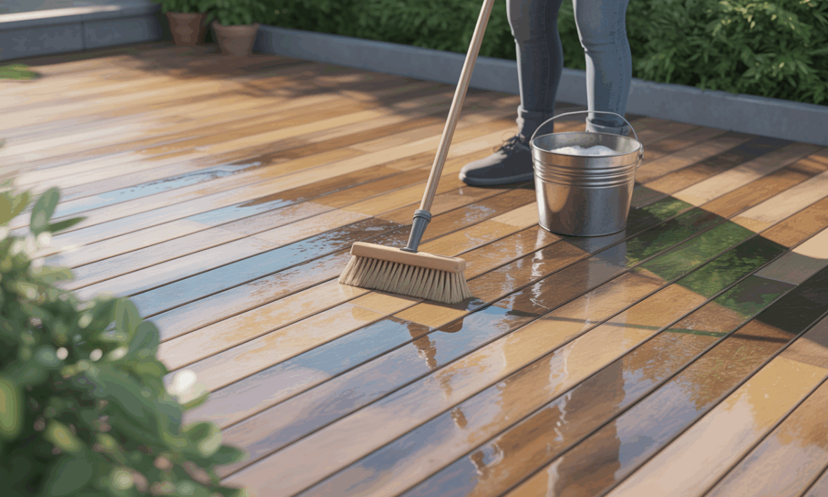découvrez les méthodes efficaces pour nettoyer votre terrasse en bois et obtenir un résultat impeccable. conseils pratiques pour entretenir et préserver la beauté de votre extérieur.
